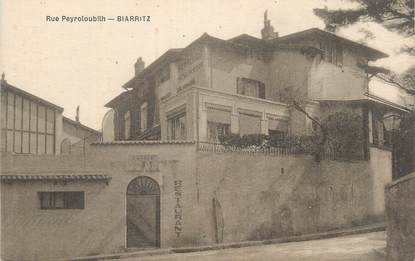 CPA FRANCE 64 " Biarritz, Rue Peyroloubilh".
