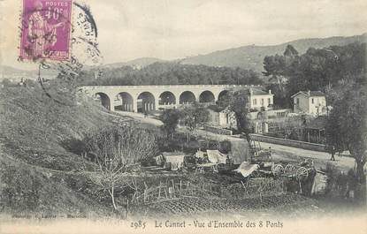 CPA FRANCE 06 "Le Cannet, Vue d'ensemble des 8 ponts".