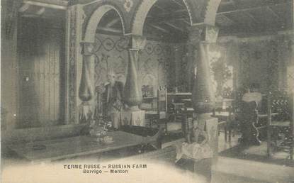 CPA FRANCE 06 "Menton, Ferme Russe".