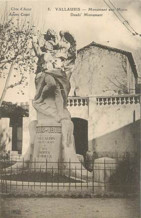 CPA FRANCE 06 "Vallauris, Le monument aux morts".