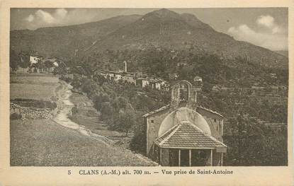 CPA FRANCE 06 " Clans, Vue prise de St Antoine".