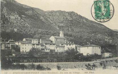 CPA FRANCE 06 " Roquesteron Puget, Un coin du village".