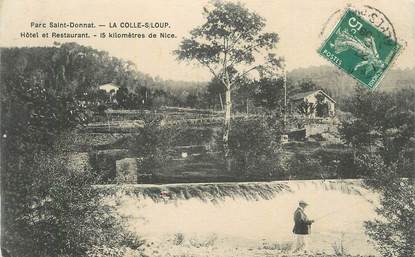 CPA FRANCE 06 " La Colle sur Loup, Parc St Donnat".