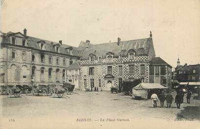 CPA FRANCE 27 " Bernay, La place Carnot".