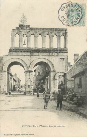 CPA FRANCE 71 " Autun, Porte d'Arroux".