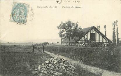 CPA FRANCE 78 " Gargenville, Pavillon des Haras".