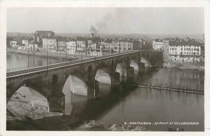 CPSM FRANCE 82 "Montauban, Le pont et Villebourbon".