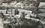 50 Manche CPSM FRANCE 74 " La Haye du Puits, Le donjon, vue aérienne".