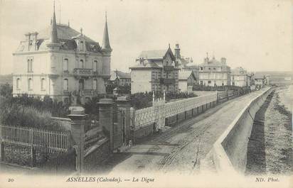 CPA FRANCE 14 " Asnelles, La digue".