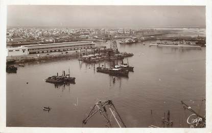 CPSM MAROC "Casablanca, vue sur le Port vers la Médina"