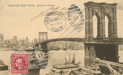 CPA USA "New York, pont de Brooklyn"