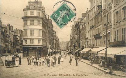 CPA FRANCE 76 "Le Havre, Rue de Paris".