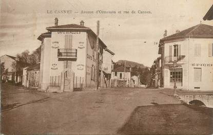 CPA FRANCE 06 " Le Cannet, Avenue d'Ormesson et rue de Cannes".