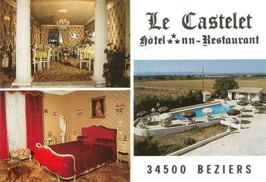 CPSM FRANCE 34 "Béziers, Hotel Le Castelet"