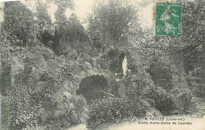 CPA FRANCE 44 " Pouillé, Grotte Notre Dame de Lourdes".