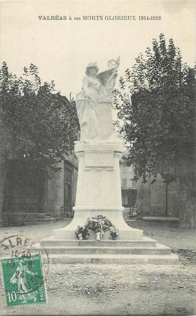 CPA FRANCE 84 " Valréas, Le monument aux morts".