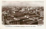 Maroc CPSM MAROC "Casablanca, vue générale du quartier central et des Halles"