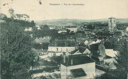 CPA FRANCE 89 " Tonnerre, Vue de Chamboudon".