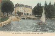 88 Vosge CPA FRANCE 88 " Gerardmer, Le pont du lac et l'Hôte Beau Rivage".