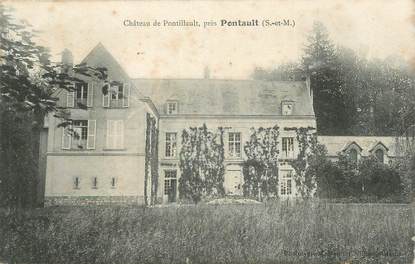 CPA FRANCE 77 " Près de Pontault, Le château de Pontillault".