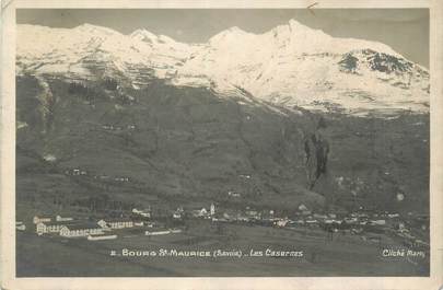 CPSM FRANCE 73 " Bourg St Maurice, Les casernes".