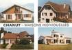 CPSM FRANCE 38 " Bourgoin Jallieu, Publicité Maisons Chanut".