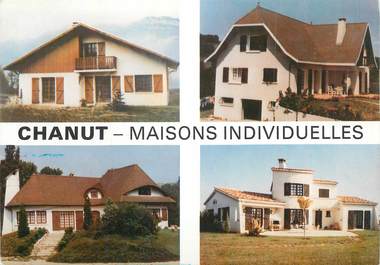 CPSM FRANCE 38 " Bourgoin Jallieu, Publicité Maisons Chanut".