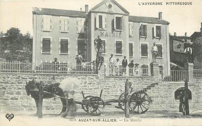 CPA FRANCE 63 " Auzat sur Allier La Mairie"