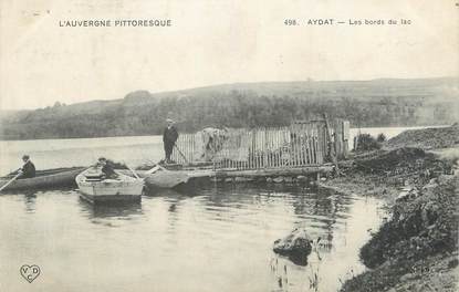 CPA FRANCE 63 " Aydat, Les bords du lac".