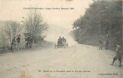 CPA FRANCE 63 " La Baraque, Coupe Gordon Bennet 1905".