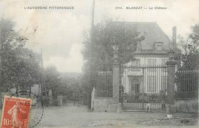 CPA FRANCE 63 " Blanzat, Le château".