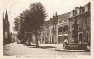 63 Puy De DÔme CPA FRANCE 63 " Le Breuil sur Couze, Place et grande rue";