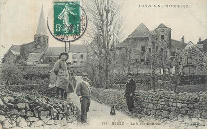 CPA FRANCE 63 " Besse, Le vieux château".