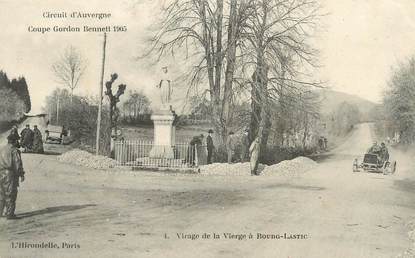 CPA FRANCE 63 " Bourg Lastic, Virage de la vierge"