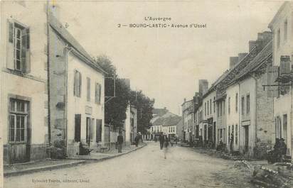 CPA FRANCE 63 " Bourg Lastic, Avenue d'Ussel".