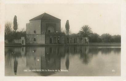 CPA MAROC "Marrakech, le bassin de la Ménara"