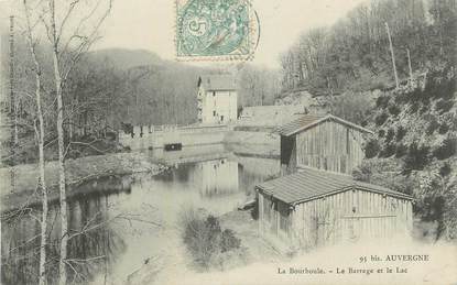 CPA FRANCE 63 " La Bourboule, Le barrage et le lac".