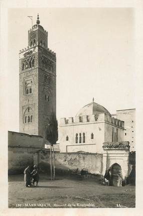 CPA MAROC "Marrakech, le Minaret"