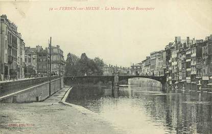 CPA FRANCE 55 "Verdun, La Meuse au pont Beaurepaire"