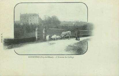 CPA FRANCE 63 "Courpière, L'avenue du collège".