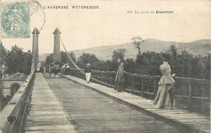 CPA FRANCE 63 "Cournon, Le pont".