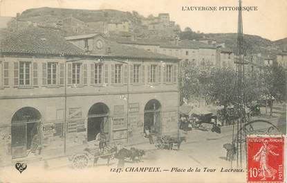 CPA FRANCE 63 "Champeix, Place de la Tout Lacroux".