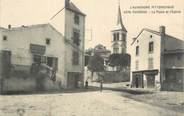 63 Puy De DÔme CPA FRANCE 63 "Chidrac, La place et l'église".