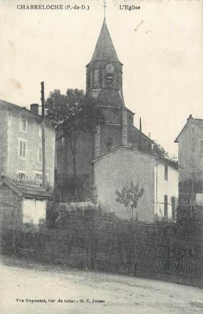 CPA FRANCE 63 " Chabreloche, L'église".