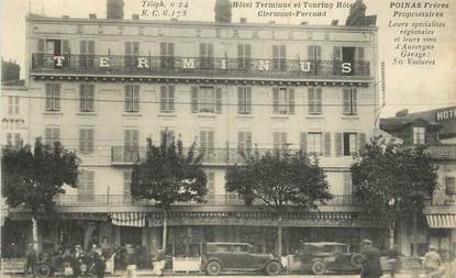 CPA FRANCE 63 " Clermont Ferrand, Hôtel Terminus et Touring Hôtel".