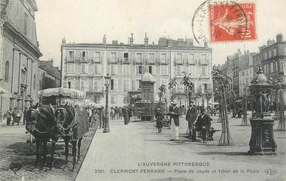 CPA FRANCE 63 " Clermont Ferrand, Place de Jaude et Hôtel de la Poste".