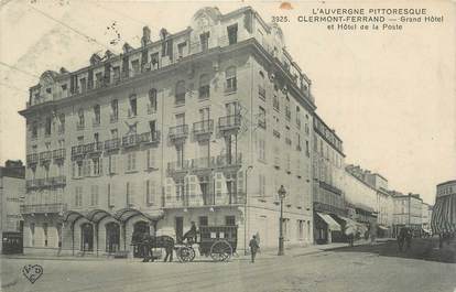 CPA FRANCE 63 " Clermont Ferrand, Grand Hôtel et Hôtel de la Poste".