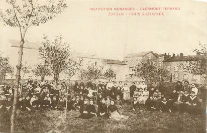 CPA FRANCE 63 " Clermont Ferrand, Institution Monanges".