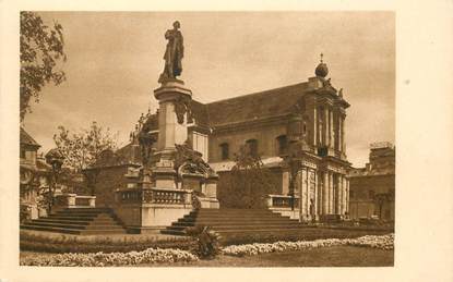 CPA POLOGNE "Varsovie, le monument de Mickiewicz"