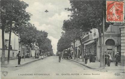 CPA FRANCE 63 " Châtel Guyon, Avenue Baraduc".